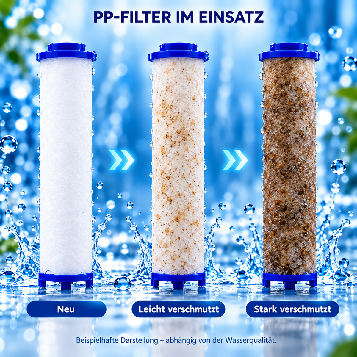 Purwasser Filter-Duschkopf