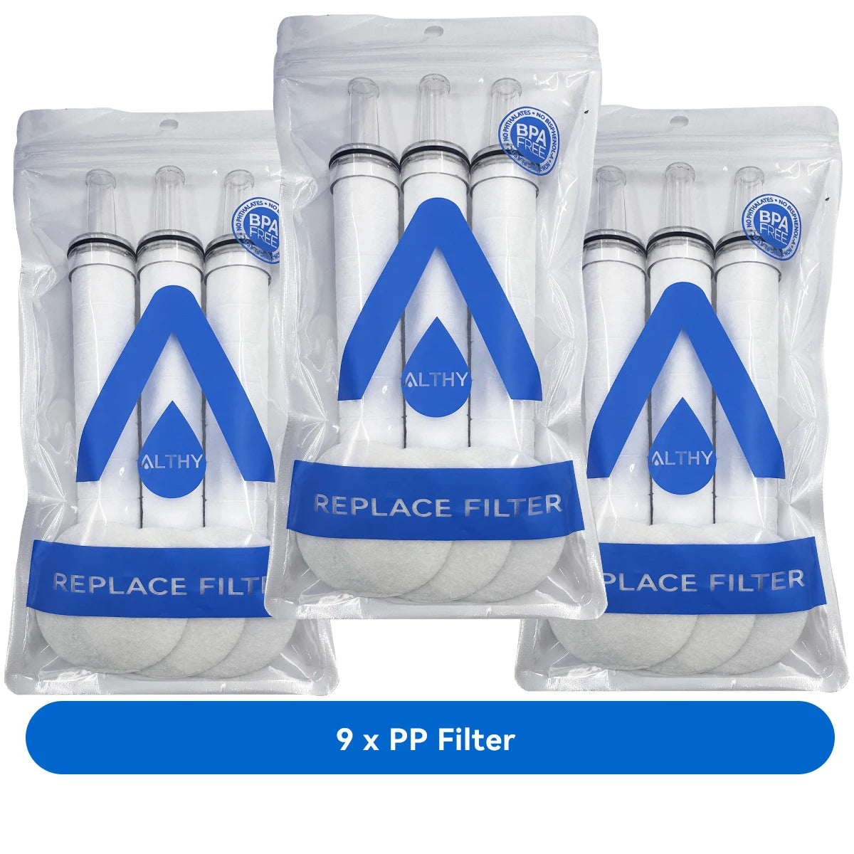 ALTHY Filter Ersatz Set – CS- & PP-Filter