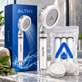 ALTHY Hochdruck-Duschkopf-Wasserfilter inkl. Filter-Paket